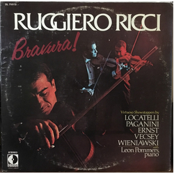 Ruggiero Ricci / Leon Pommers Bravura! - Virtuoso Showstoppers By Locatelli, Paganini, Ernst, Vecsey, Wieniawski Vinyl LP USED