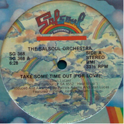 The Salsoul Orchestra Take Some Time Out (For Love) USED VINYL 12INCH 33 S RPM SINGLE STEREO