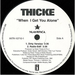Robin Thicke When I Get You Alone USED VINYL 12INCH 33 S RPM PROMO