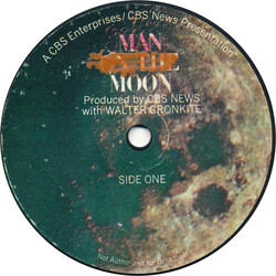 Walter Cronkite Man On The Moon USED VINYL 7INCH 33 S RPM