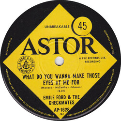 Emile Ford & The Checkmates What Do You Want To Make Those Eyes At Me For? USED VINYL 7INCH 45 RPM SINGLE REISSUE