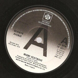 Seventh Avenue Miami Heatwave Vinyl 7" USED
