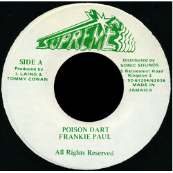 Frankie Paul Poison Dart Vinyl 7" USED