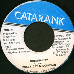 Bully Cat / Donovan Francis Originality Vinyl 7" USED