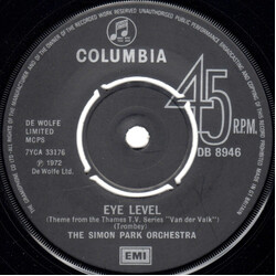 The Simon Park Orchestra Eye Level VINYL 7" USED