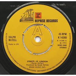 Ralph McTell Streets Of London USED VINYL 7INCH 45 RPM STEREO
