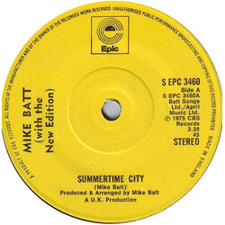 Mike Batt / The New Edition Summertime City VINYL 7" USED