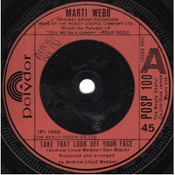 Marti Webb Take That Look Off Your Face USED VINYL 7INCH SINGLE 45 RPM