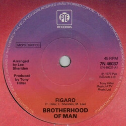 Brotherhood Of Man Figaro USED VINYL 7"