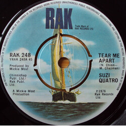 Suzi Quatro Tear Me Apart USED VINYL 7INCH 45 RPM SINGLE