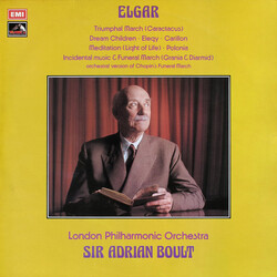 Sir Edward Elgar / The London Philharmonic Orchestra / Sir Adrian Boult Elgar Orchestral Music Vinyl LP USED