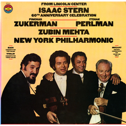 Isaac Stern / Pinchas Zukerman / Itzhak Perlman / Zubin Mehta / New York Philharmonic Isaac Stern 60th Anniversary Celebration Vinyl LP USED