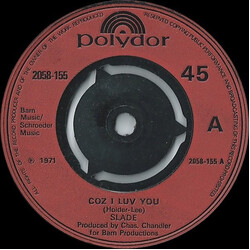 Slade Coz I Luv You USED VINYL 7INCH SINGLE