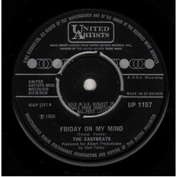The Easybeats Friday On My Mind USED VINYL 7INCH 45 RPM SINGLE