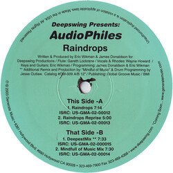 Deep Swing / AudioPhiles Raindrops USED VINYL 12INCH 33 S RPM