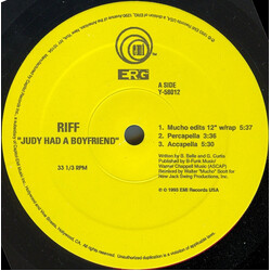 Riff Judy Had A Boyfriend USED VINYL 12INCH 33 S RPM