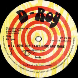 Sonia (18) Love Don't Live Here Any More USED VINYL 12INCH 45 RPM