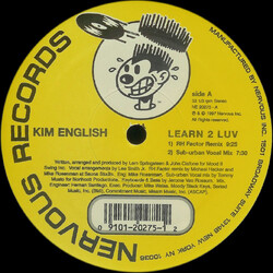 Kim English Learn 2 Luv (The Progressive Garage Electronic House Mixes) USED VINYL 12INCH 33 S RPM