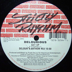Delourious Get Up USED VINYL 12INCH 33 S RPM