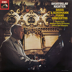 Sviatoslav Richter / Edvard Grieg / Robert Schumann / Orchestre National De L'Opéra De Monte-Carlo / Lovro Von Matacic Piano Concertos Vinyl LP USED