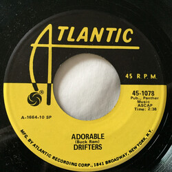 The Drifters Adorable / Steamboat USED VINYL 7INCH 45 RPM SINGLE REISSUE