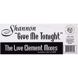 Shannon Give Me Tonight (The Live Element Mixes) USED VINYL 12INCH