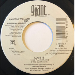 Vanessa Williams / Brian McKnight Love Is USED VINYL 7INCH 45 RPM