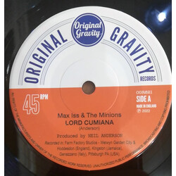 Max Iss & The Minions Lord Cumiana USED VINYL 7INCH 45 RPM SINGLE LIMITED EDITION STEREO