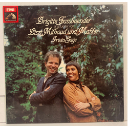 Brigitte Fassbaender / Irwin Gage / Franz Liszt / Darius Milhaud / Gustav Mahler Brigitte Fassbaender Singt Lieder Von Liszt, Milhaud Und Mahler Vinyl