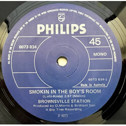 Brownsville Station Smokin In The Boy's Room VINYL 7" USED