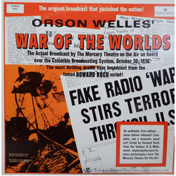 Orson Welles War Of The Worlds Vinyl LP USED