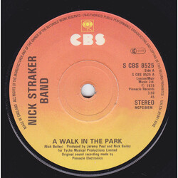 Nick Straker Band A Walk In The Park USED VINYL 7INCH 45 RPM