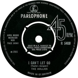 The Hollies I Can't Let Go USED VINYL 7INCH 45 RPM SINGLE
