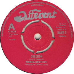 Marcia Griffiths / Mabrak Question / Locks Talk USED VINYL 7INCH 45 RPM SINGLE