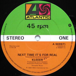 Kleeer Next Time It's For Real VINYL 12" USED