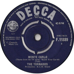 The Tornados Monte Carlo USED VINYL 7INCH 45 RPM SINGLE