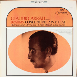 Claudio Arrau / Johannes Brahms / Philharmonia Orchestra / Carlo Maria Giulini Piano Concerto No. 2 In B Flat Vinyl LP USED