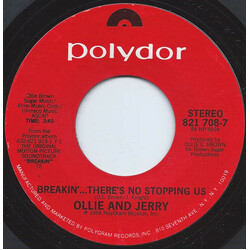 Ollie And Jerry Breakin'... There's No Stopping Us USED VINYL 7INCH 45 RPM SINGLE STYRENE STEREO
