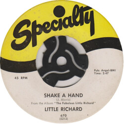 Little Richard Shake A Hand USED VINYL 7INCH 45 RPM SINGLE