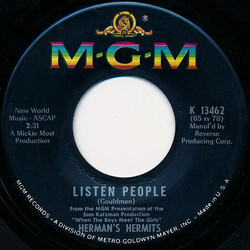 Herman's Hermits Listen People / Got A Feeling USED VINYL 7INCH SINGLE 45 RPM