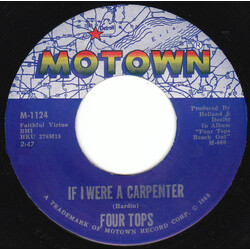 Four Tops If I Were A Carpenter / Wonderful Baby USED VINYL 7INCH 45 RPM