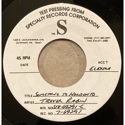 Trevor Rabin Something To Hold On To Vinyl 7" USED