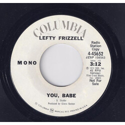 Lefty Frizzell You, Babe USED VINYL 7INCH 45 RPM PROMO