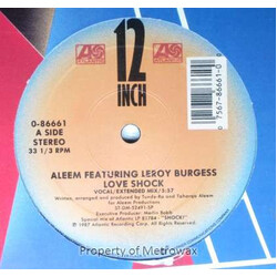 Aleem / Leroy Burgess Love Shock VINYL 12" USED