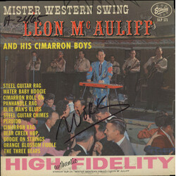 Leon McAuliffe And His Cimarron Boys Mister Western Swing Vinyl LP USED
