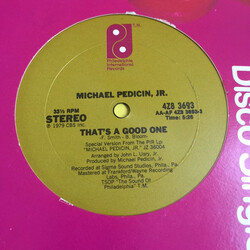 Michael Pedicin, Jr That's A Good One / Song For Sherry VINYL 12" USED