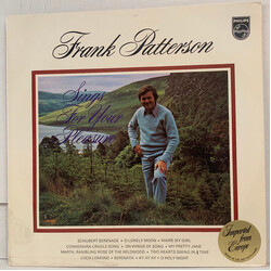 Frank Patterson Sings For Your Pleasure Vinyl LP USED