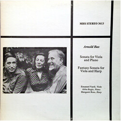 Arnold Bax / Emanuel Vardi / Abba Bogin / Margaret Ross Sonata For Viola And Piano • Fantasy Sonata For Viola And Harp Vinyl LP USED