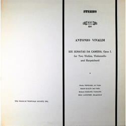 Antonio Vivaldi / Zlatko Topolski / Rudolf Kalup / Richard Harand / Hilde Langfort Six Sonatas Da Camera, Opus I, For Two Violins, Violoncello And Har