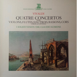 Antonio Vivaldi / Claudio Scimone / I Solisti Veneti Quatre Concertos Vinyl LP USED